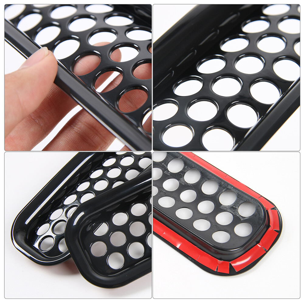 Honeycomb Mesh Front Grill Inserts Kit fit Jeep Wrangler TJ Unlimited 1997-2006