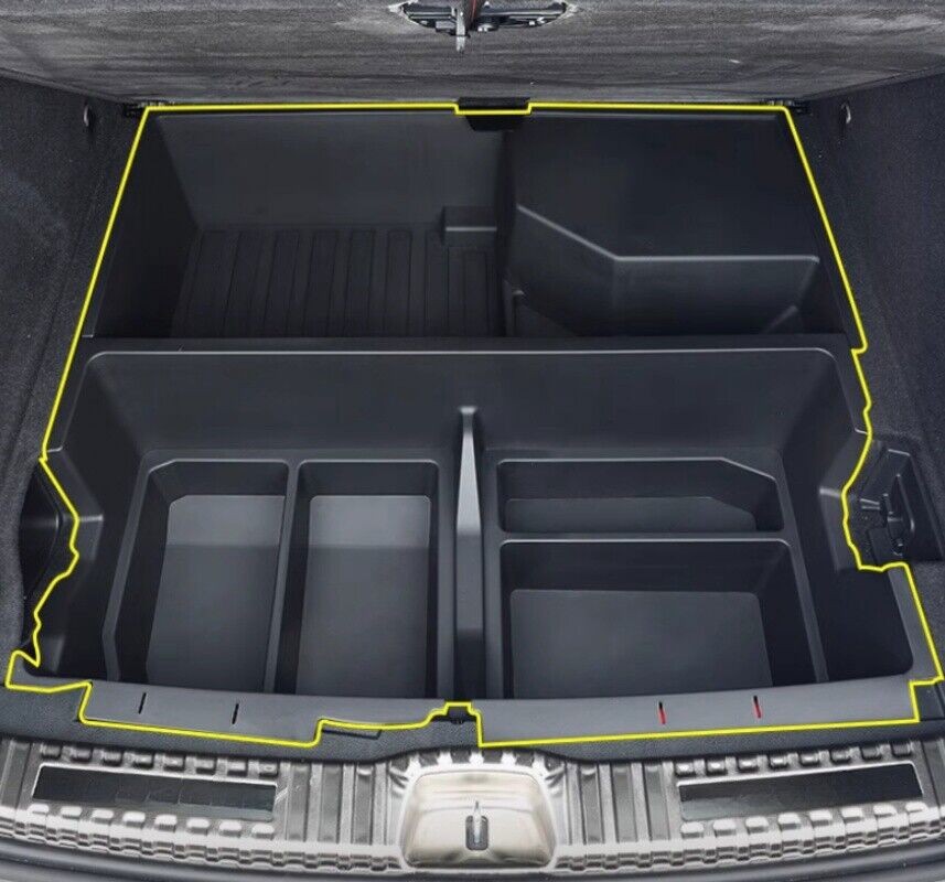 For Mercedes-Benz GLC 2023-2024 Trunk storage box High quality of ABS Plastic 3X