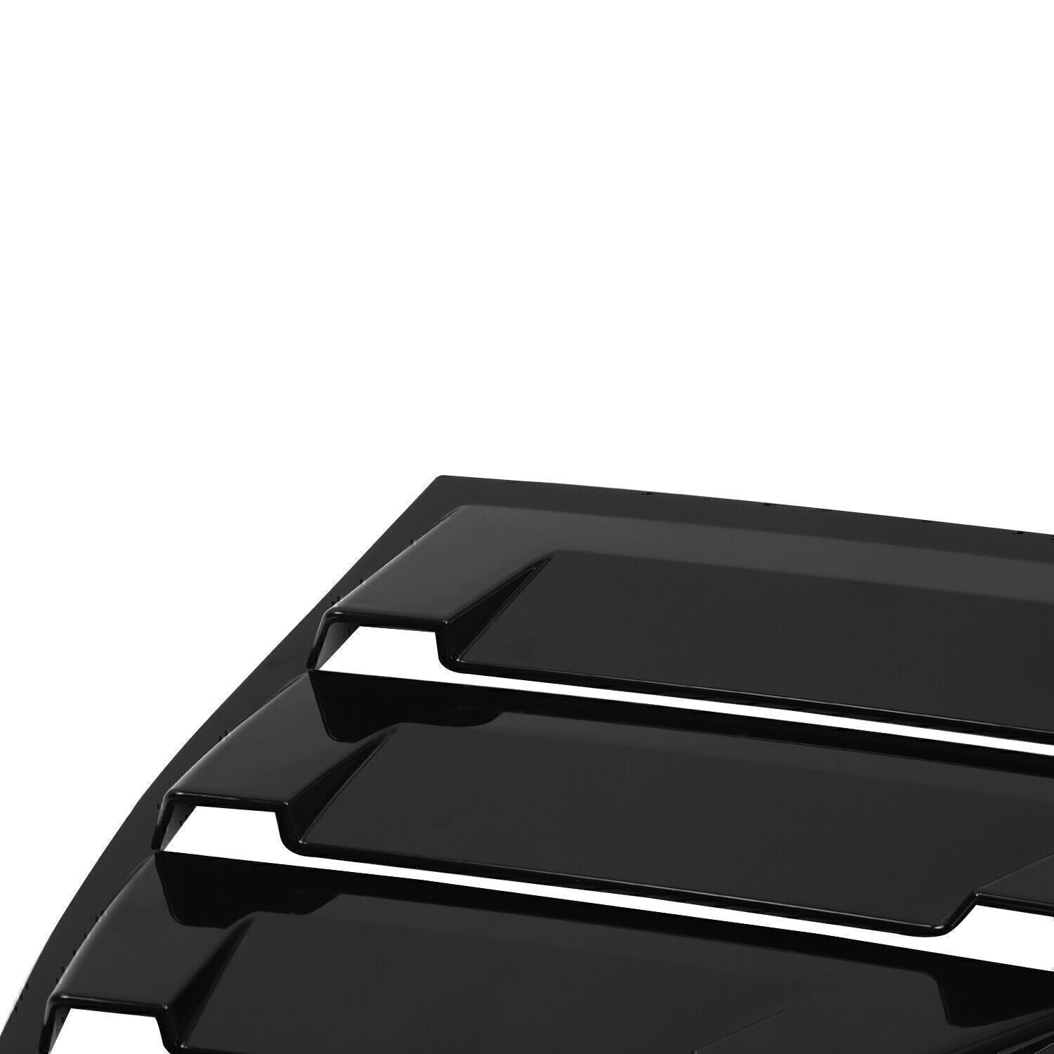 For Honda Accord 2018 2019-22 Side Vent Window Quarter Louver Cover Glossy Black