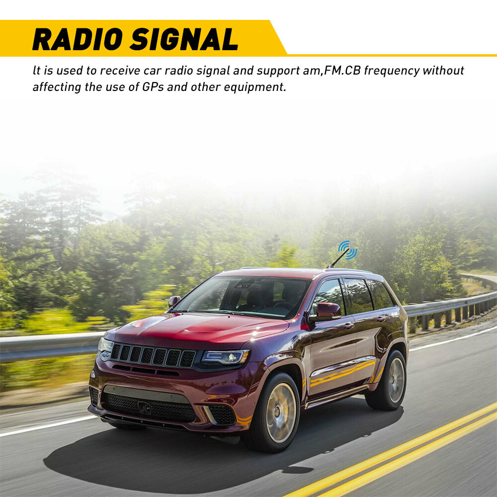 7″ Antenna AM FM Aerial Car Radio Replacement Auto Roof Mast Whip For Universal