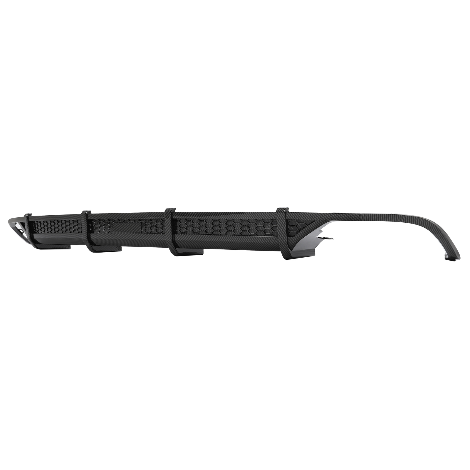 Carbon Fiber Painted For Honda Accord 18-21 20 Rear Bumper Diffuser Lip V1 Style
