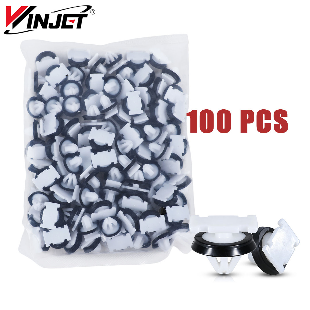 For Chevrolet/GMC 100pcs Bumper Clips Fender Bed Retainer Clip Moulding Fastener