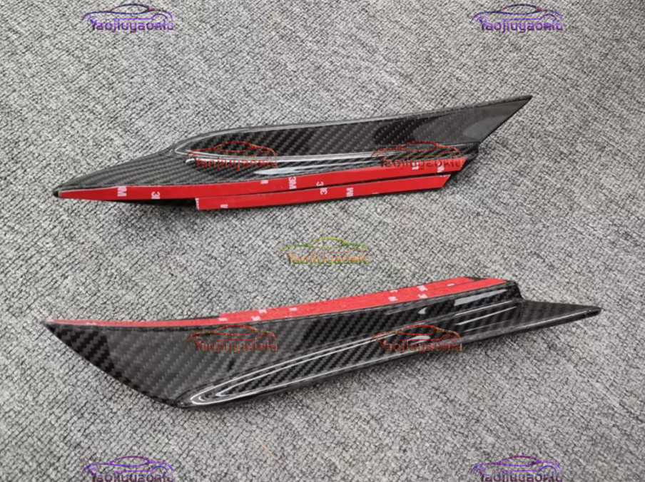 For Maserati MC20 2020-2024 Dry Carbon Fiber Front Bumper Side Splitter Canard