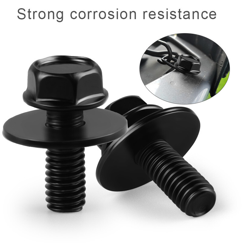 20X Car Screws Bolts Retainer Clips Fastener Body Engine Shield Splash 16mm long