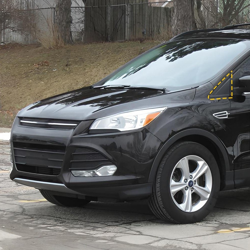 Front Left & Right Mirror Corner Triangle Fender Cover for Ford Escape 2013-2019
