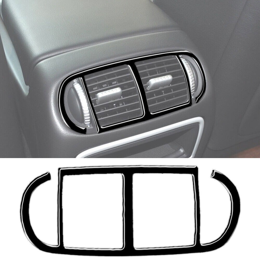 42pcs For Cayenne 2003-2010 ABS Piano Black Full Kits Interior Trim