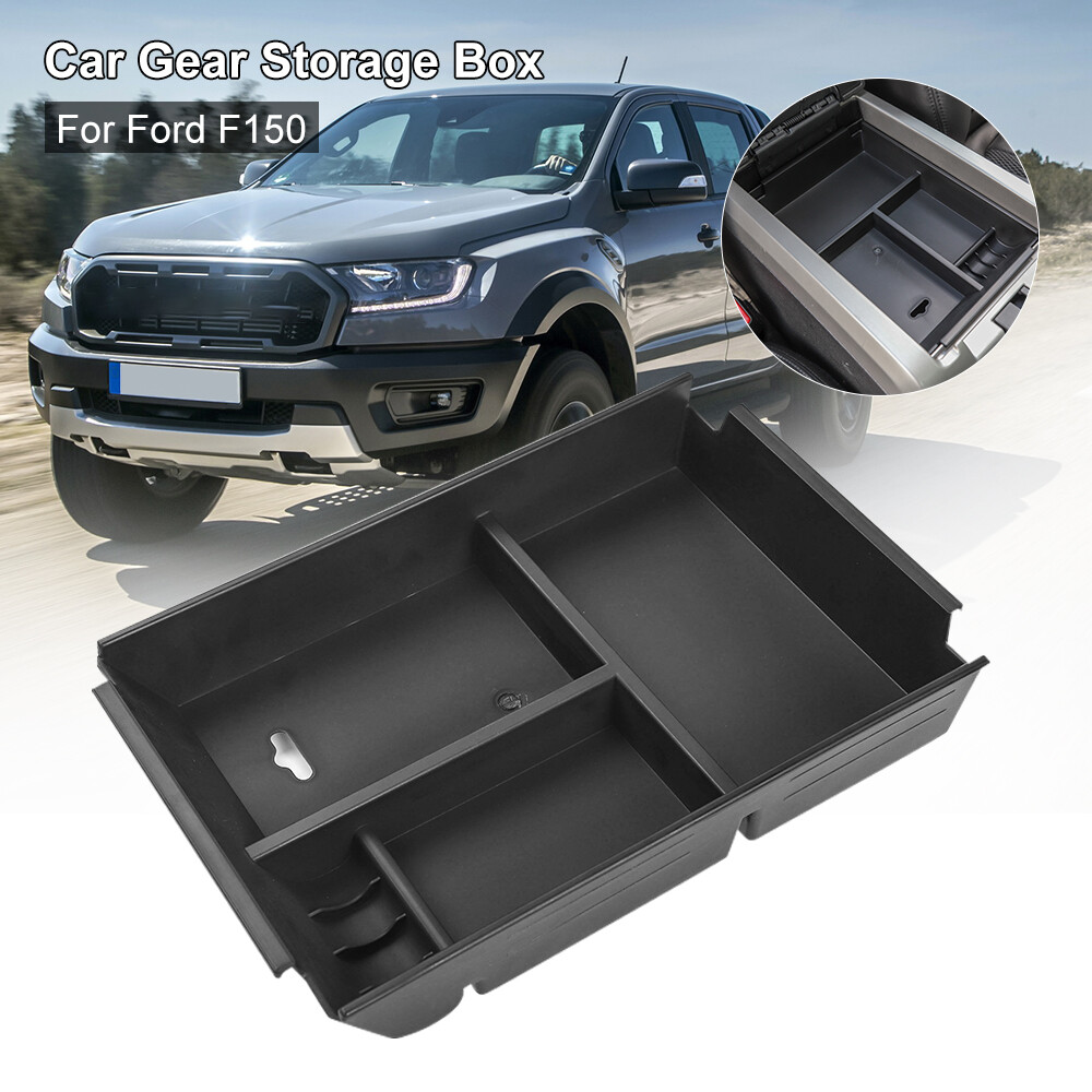 Car Center Console Storage Box Tray Case Organizer For Ford F150 Raptor2009-2014