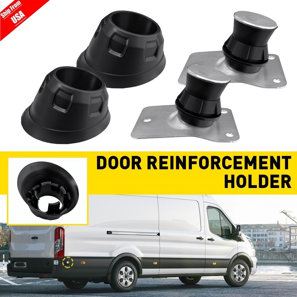 Fit Ford Transit 150 250 350 2015-24 Back 2PCS Door MAGNET Bumper Stop Holder