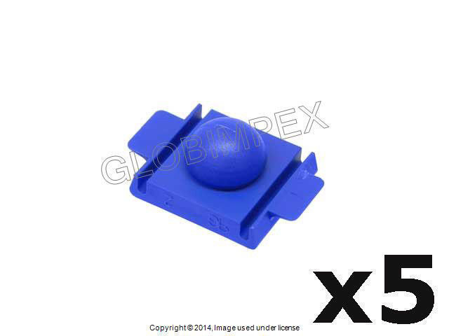 Mercedes r113 Moulding Clip Lower Mouldings Set of 5 GENUINE +1 YEAR WARRANTY