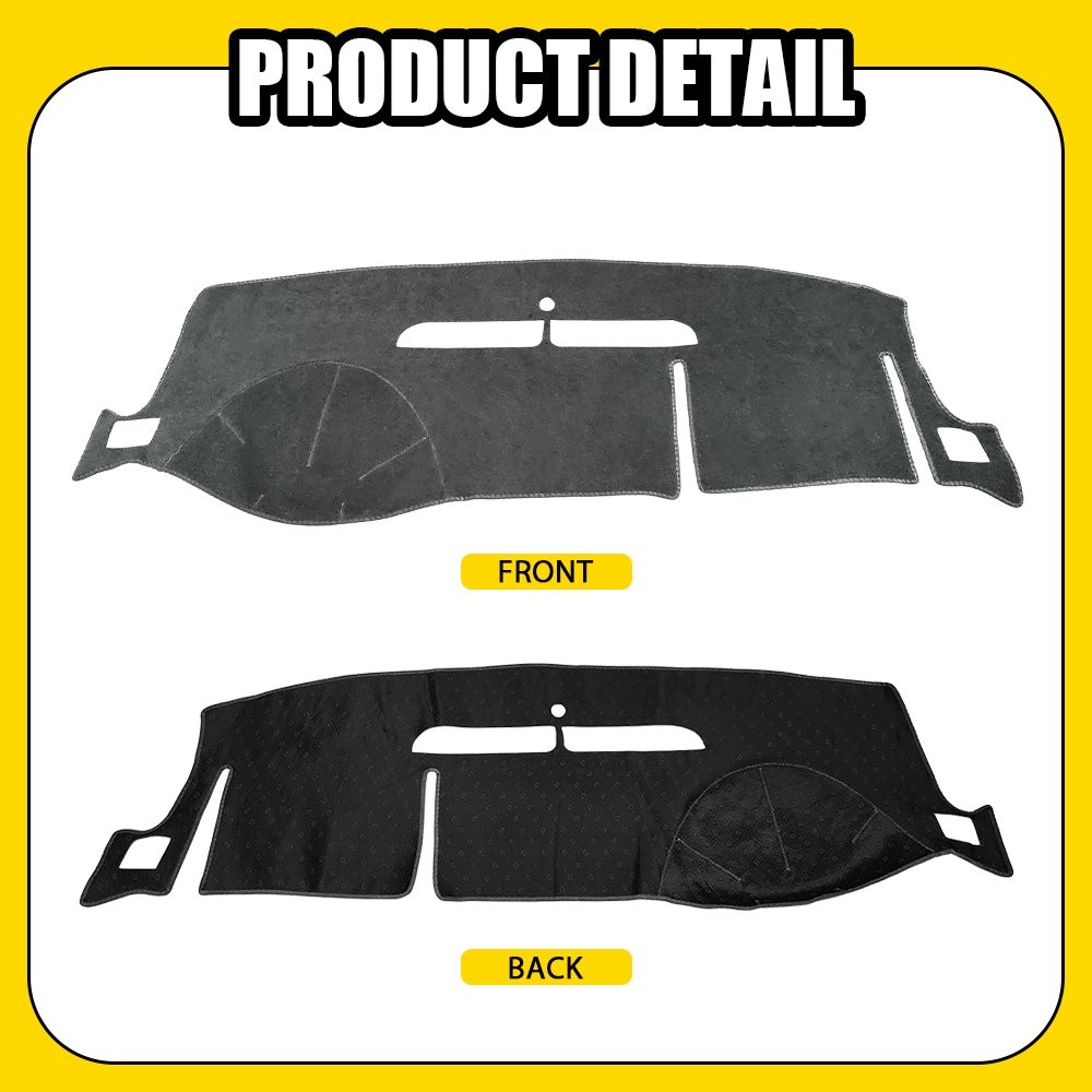 Car Dash Cover Mat Dashboard Pad for 2007 Chevrolet Silverado 1500 2500 Classic