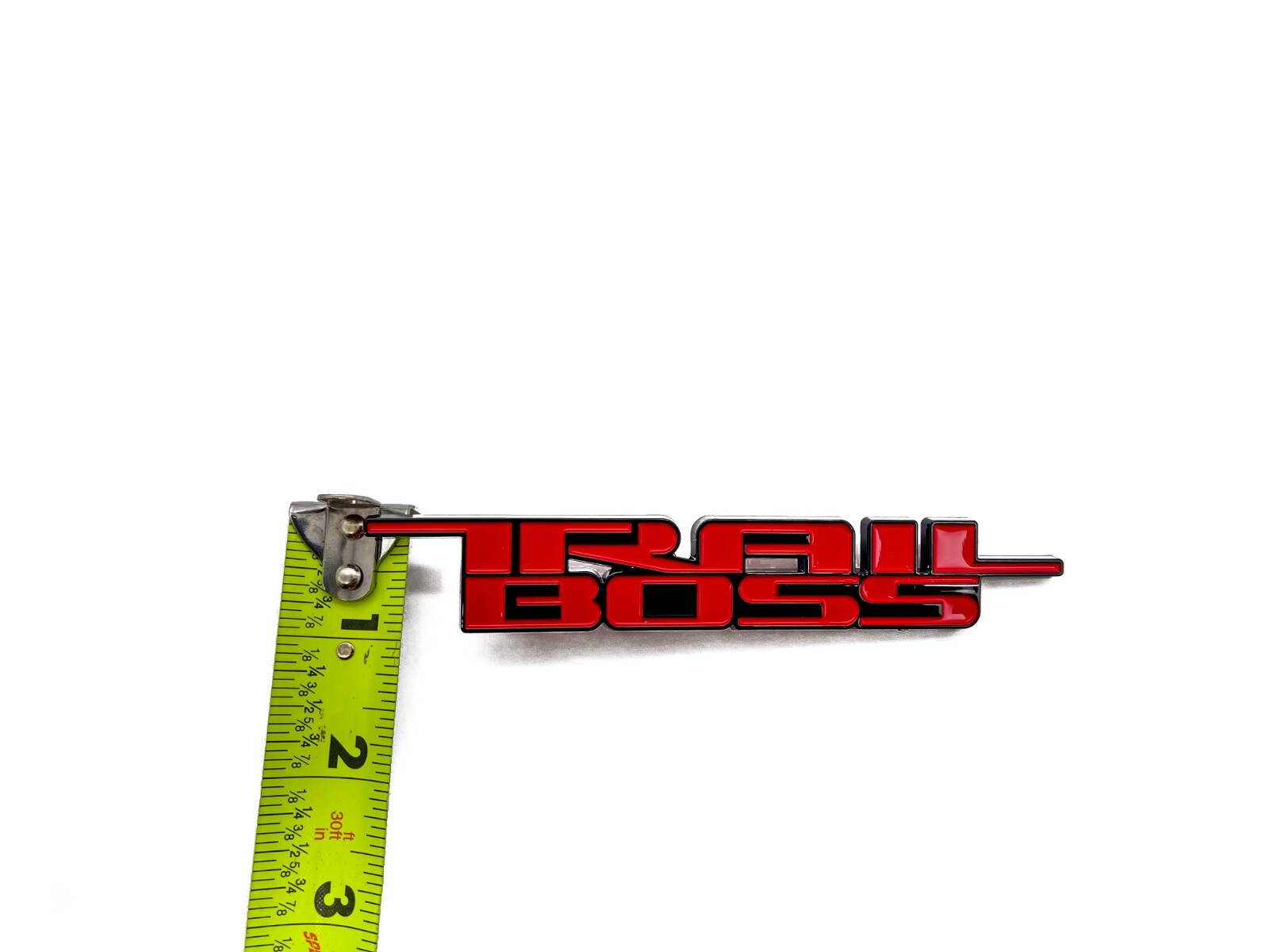 2019-2024 for Chevrolet Silverado 1500 Trail boss Grille Bed Emblem Red x1