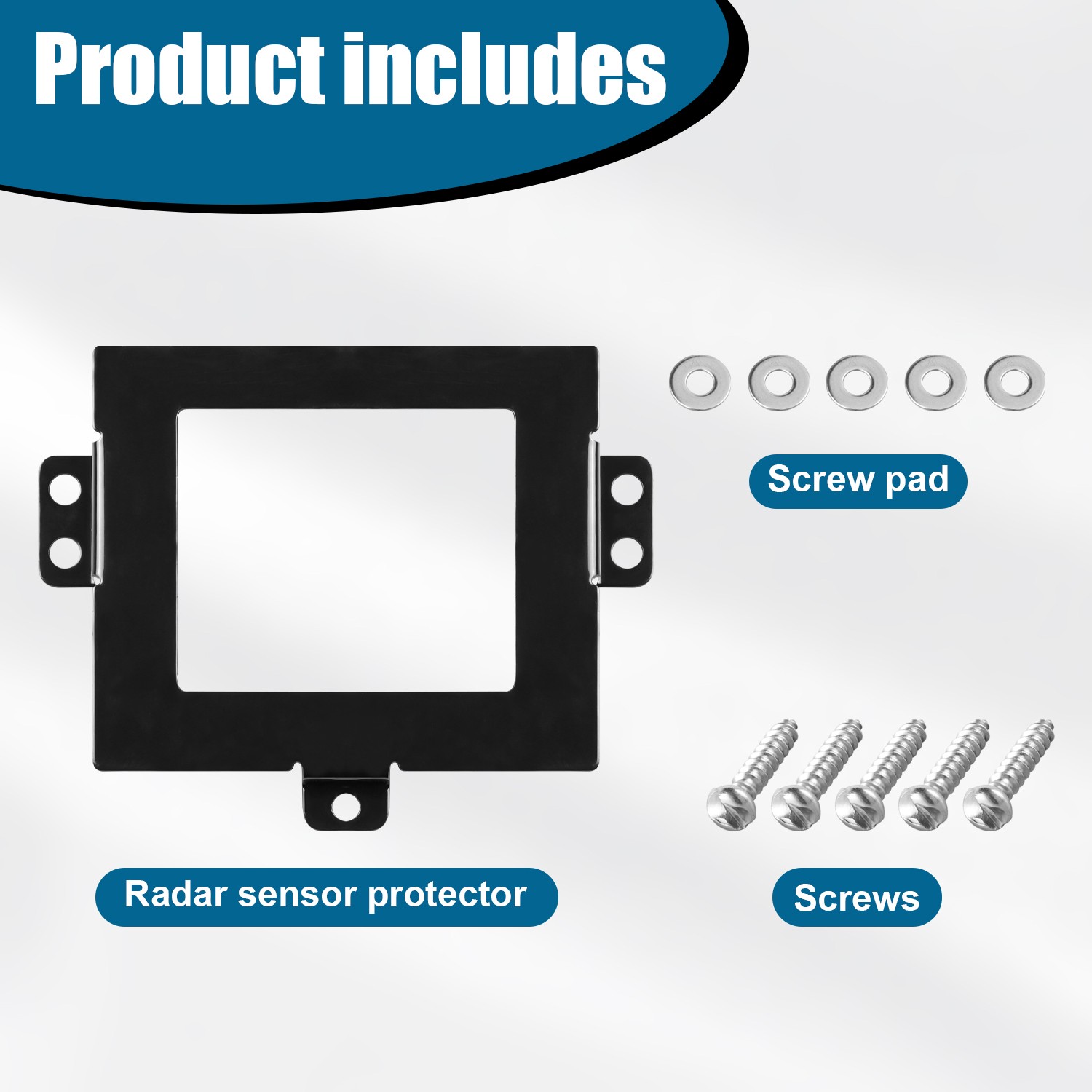 Radar Sensor Protector Cover Anti-Theft Bracket For Honda Accord 2023-2025 US