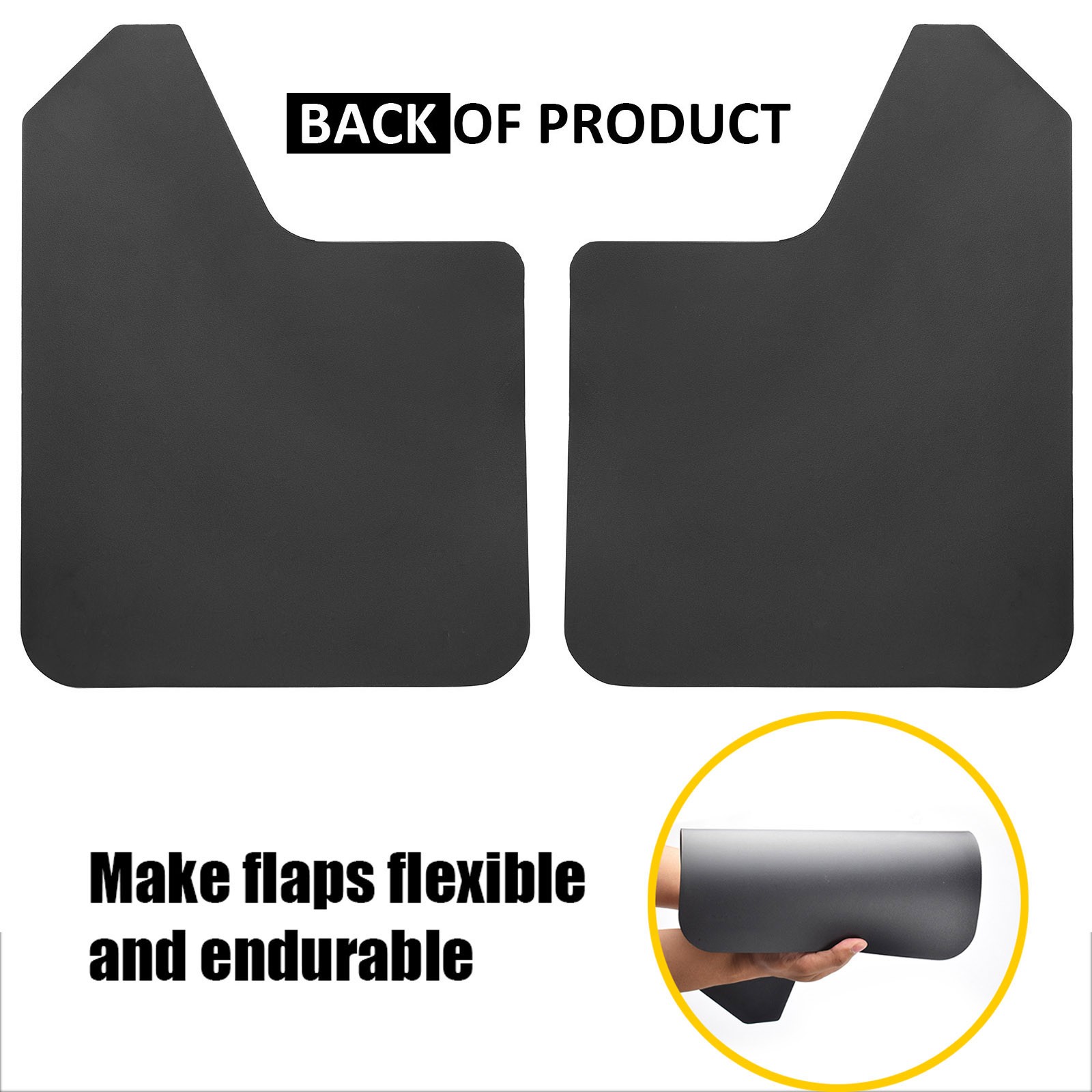 Carbon Fiber Effect Mud Flaps Splash Guards For Ford Focus ST RS Fiesta SE ST170