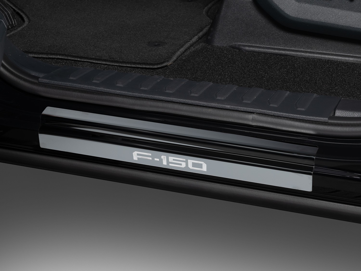 Ford Putco Black Platinum SS Door Sill Plates F-150 SCrew 2021-2026