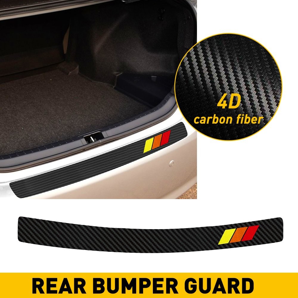 Black Door Sill Guard Car SUV Body Bumper Protector Trim Cover Protective Strip