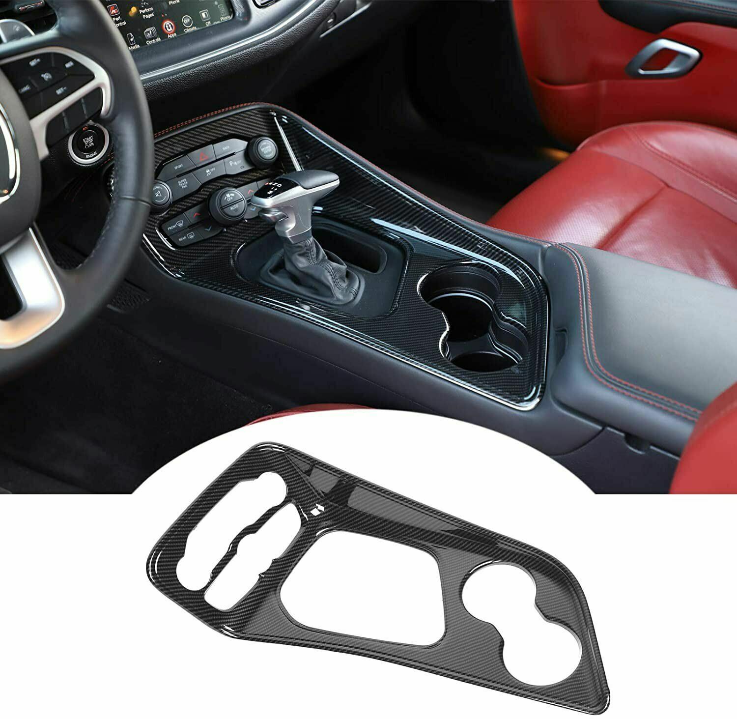 17PCS Center Decor Cover For Dodge Challenger 2015-2023 Carbon Fiber Accessories