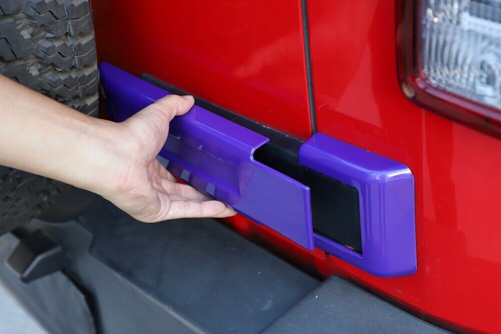 Purple Tailgate Hinge Cover Trim For 2007-2017 Jeep Wrangler JK Accessories