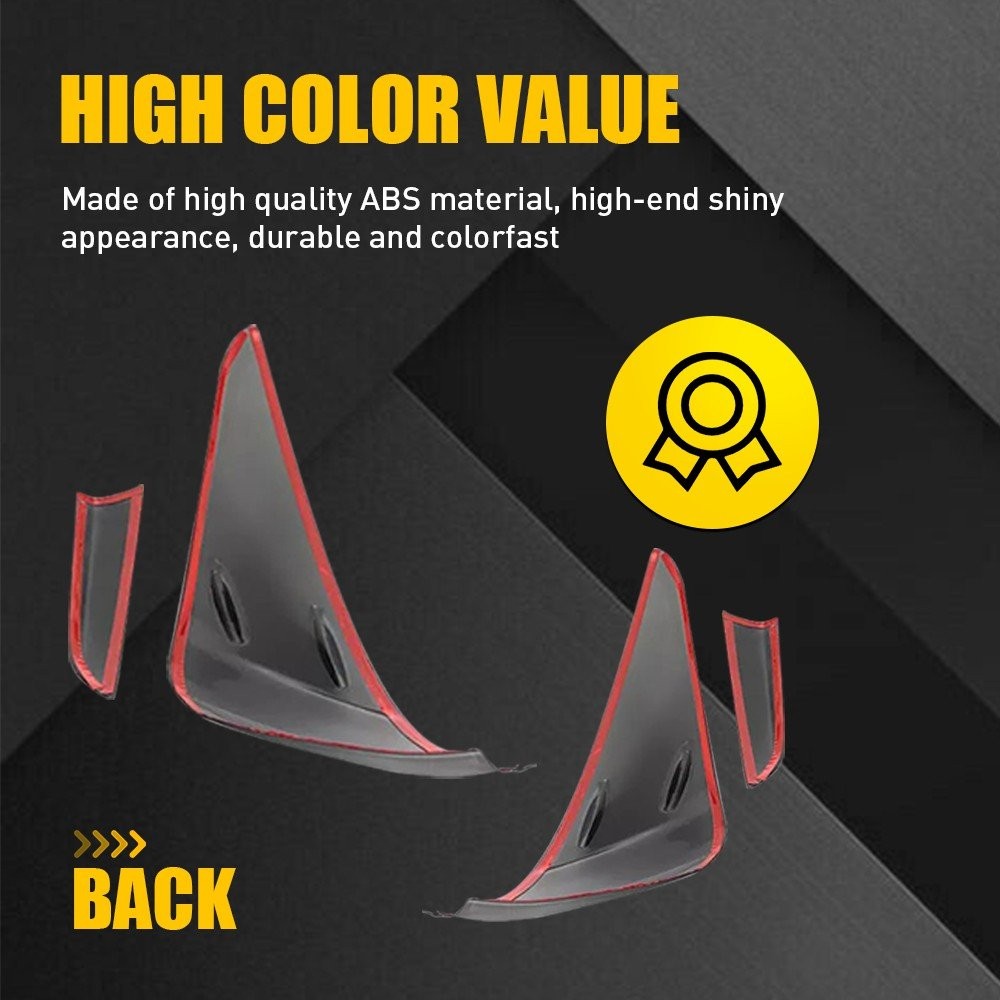 For Toyota Camry 2018-2023 Glossy Black Smoke Rear Taillight Cover Trim Decor