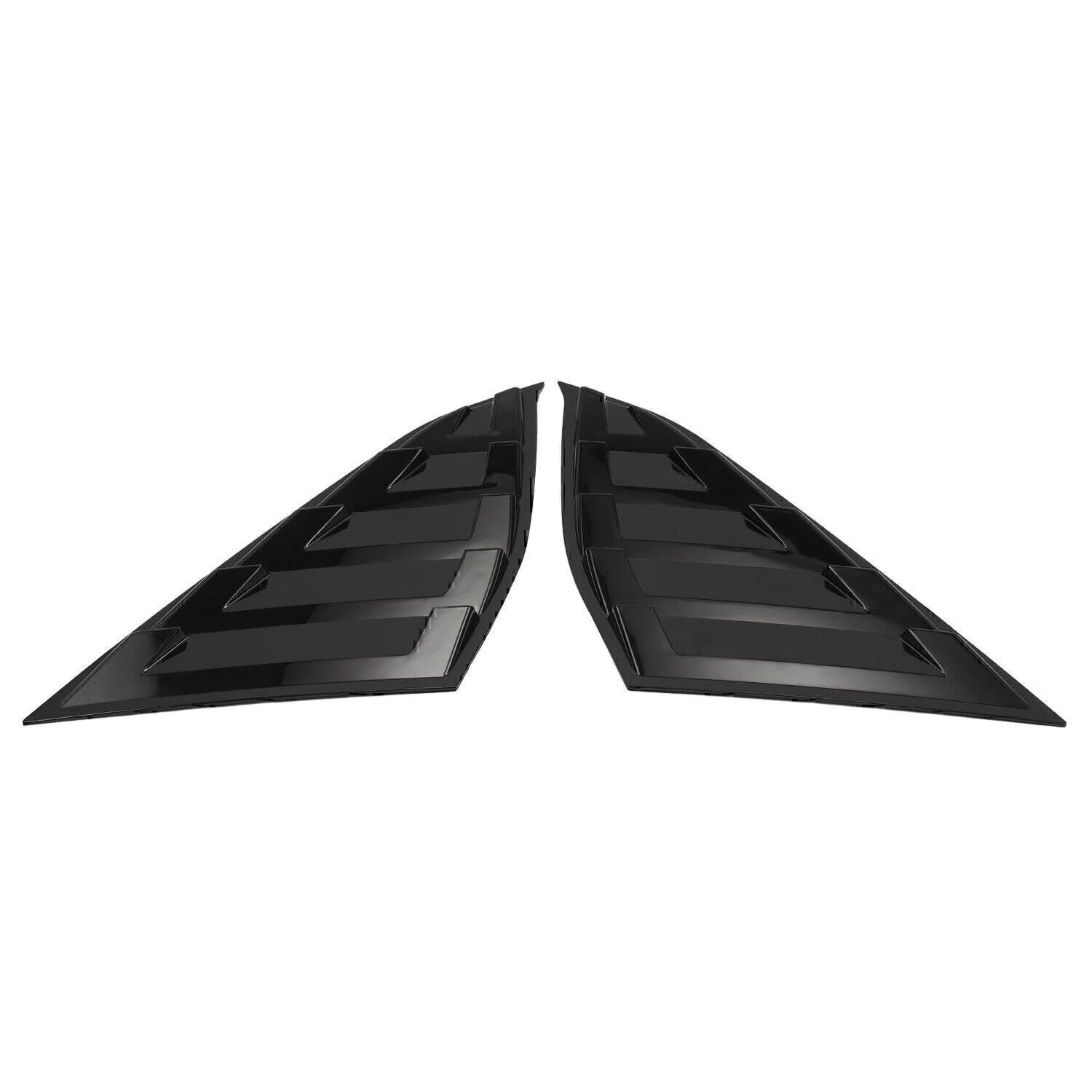 For Honda Accord 2018 2019-22 Side Vent Window Quarter Louver Cover Glossy Black