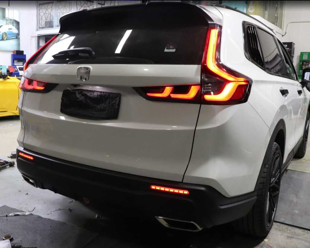 For Honda CR-V CRV 2023-2026 Square LED Rear Fog Light Tail Bumper Light Sets 2p