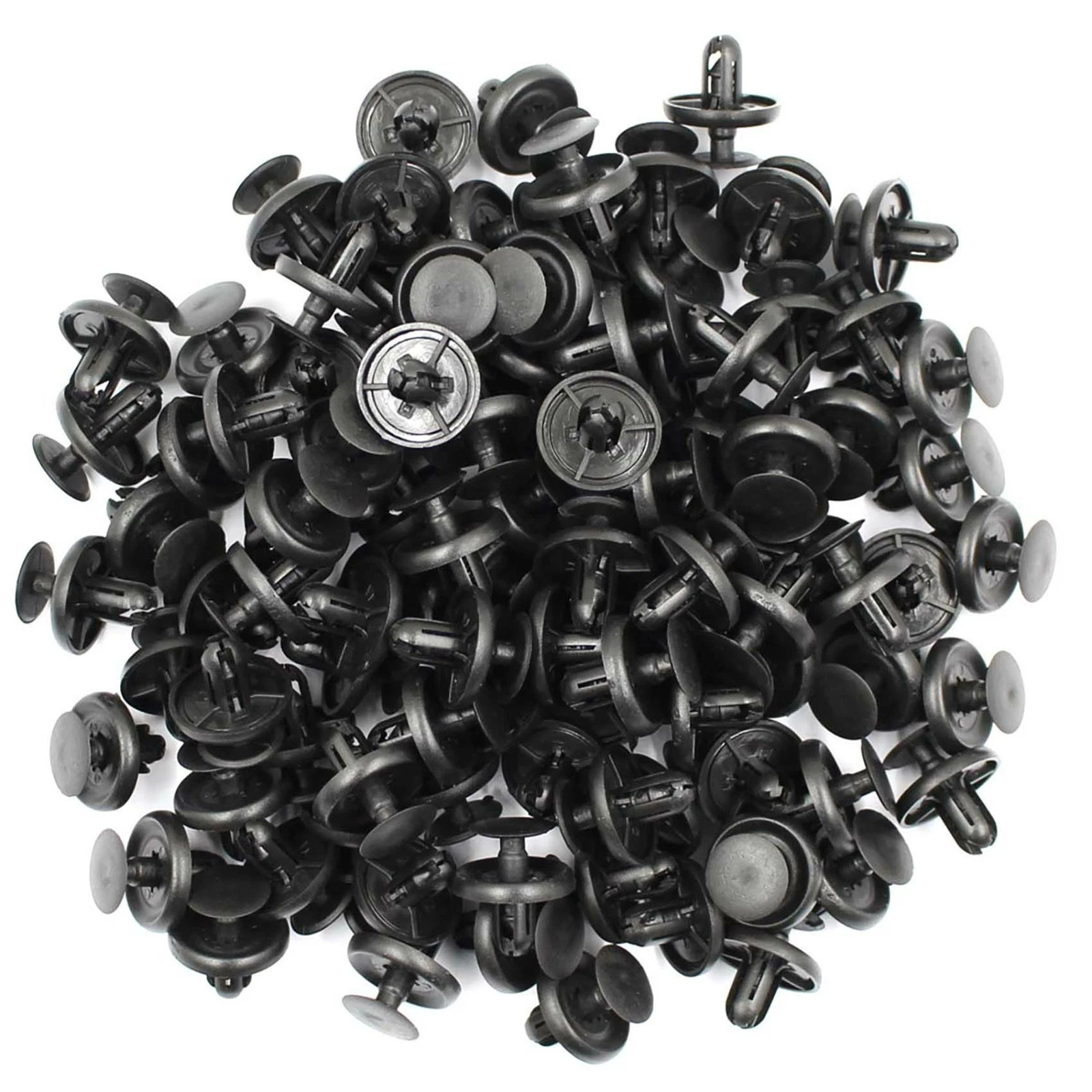 New 100 Pcs Push Type Retainers Bumper Retainer Clips Hole for Toyota Lexus 9mm