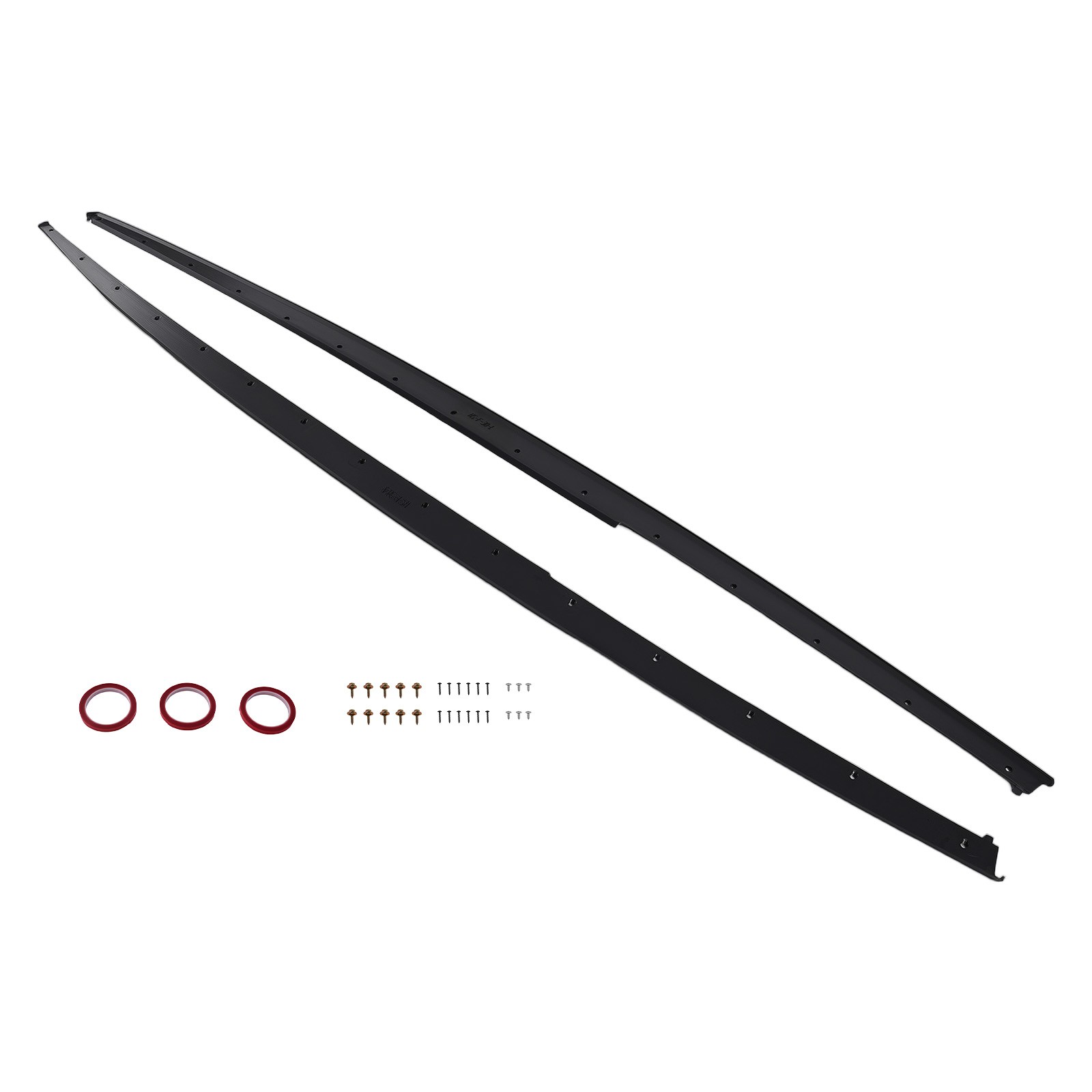 ABS Side Skirt Extension Panel for BMW F30 F31 3-Series M Sport 12-18 Black