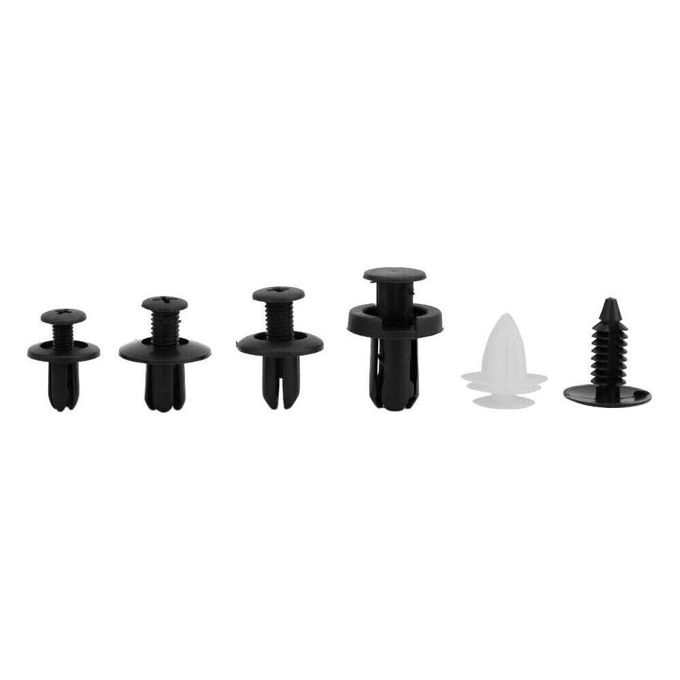 100pcs/Set Bumper Clips Fender Trim Car Auto Push Pin Rivet Fastener Panel Screw