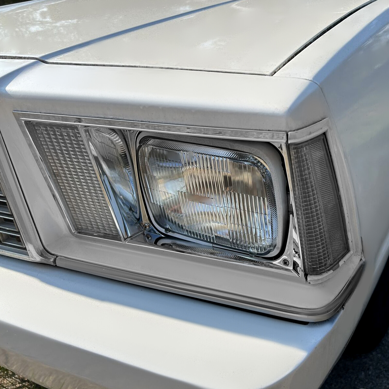 Headlight Headlamp Light Trim Bezel Set Chrome For 1978-1979 Malibu El Camino