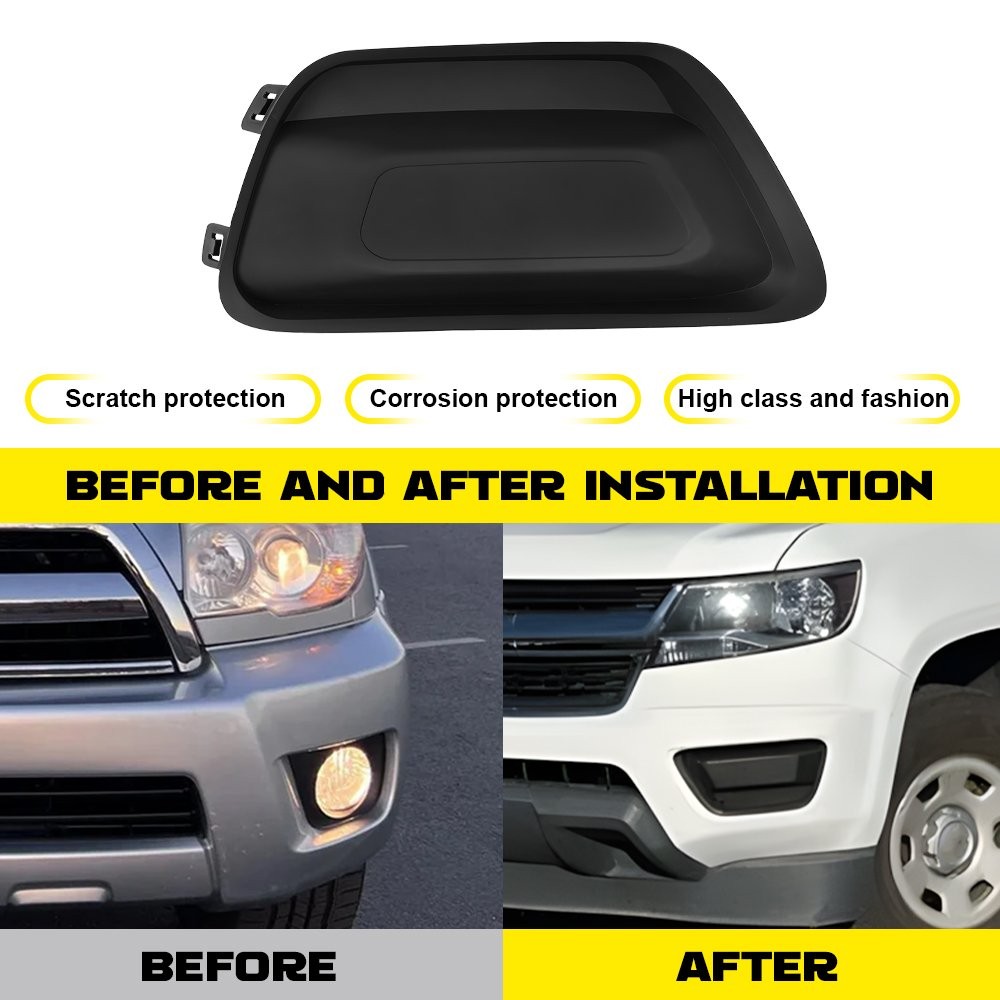New Left Driver Side Driver Fog Light Cover For 2015-20 Chevy Colorado GM1038183
