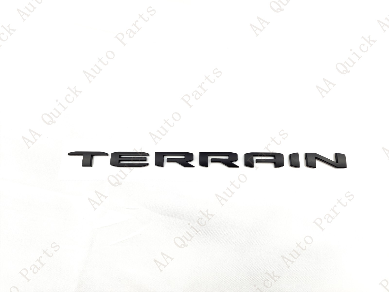 4PCS Matte Black Door Rear Tailgate Terrain AWD Letter Emblem 2022-2025 Terrain