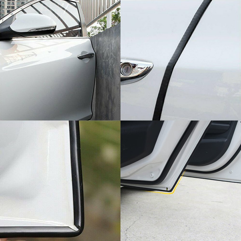 32.8FT Car Door Edge Trim Lock Guard Moulding Rubber Seal Strip Protector Strip