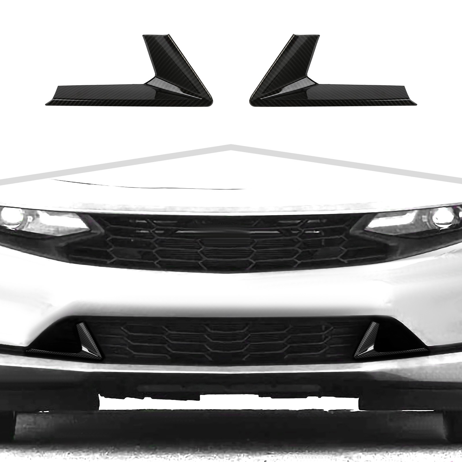 Front Bumper Grille Insert Cover Trim Kit For Chevrolet Camaro 2019+ Accessories