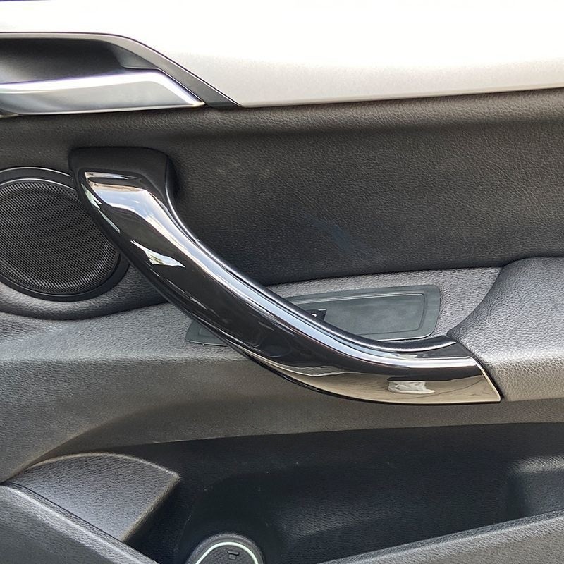 Car Interior Door Handle Trim Accessories Black Fits 2016-2022 BMW X1 X2 F48 F39