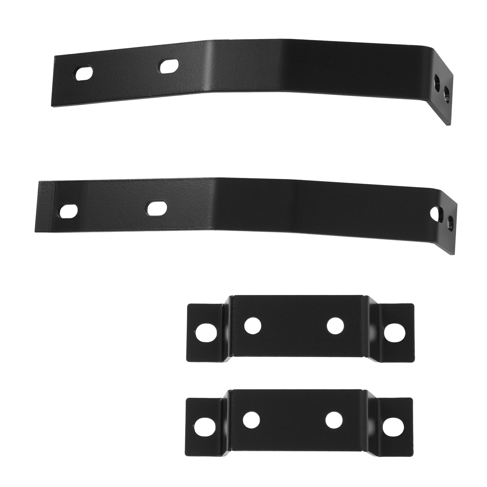 Pair Powder Coated Front Bumper Bracket Black Set For Datsun 240Z 1970-1973