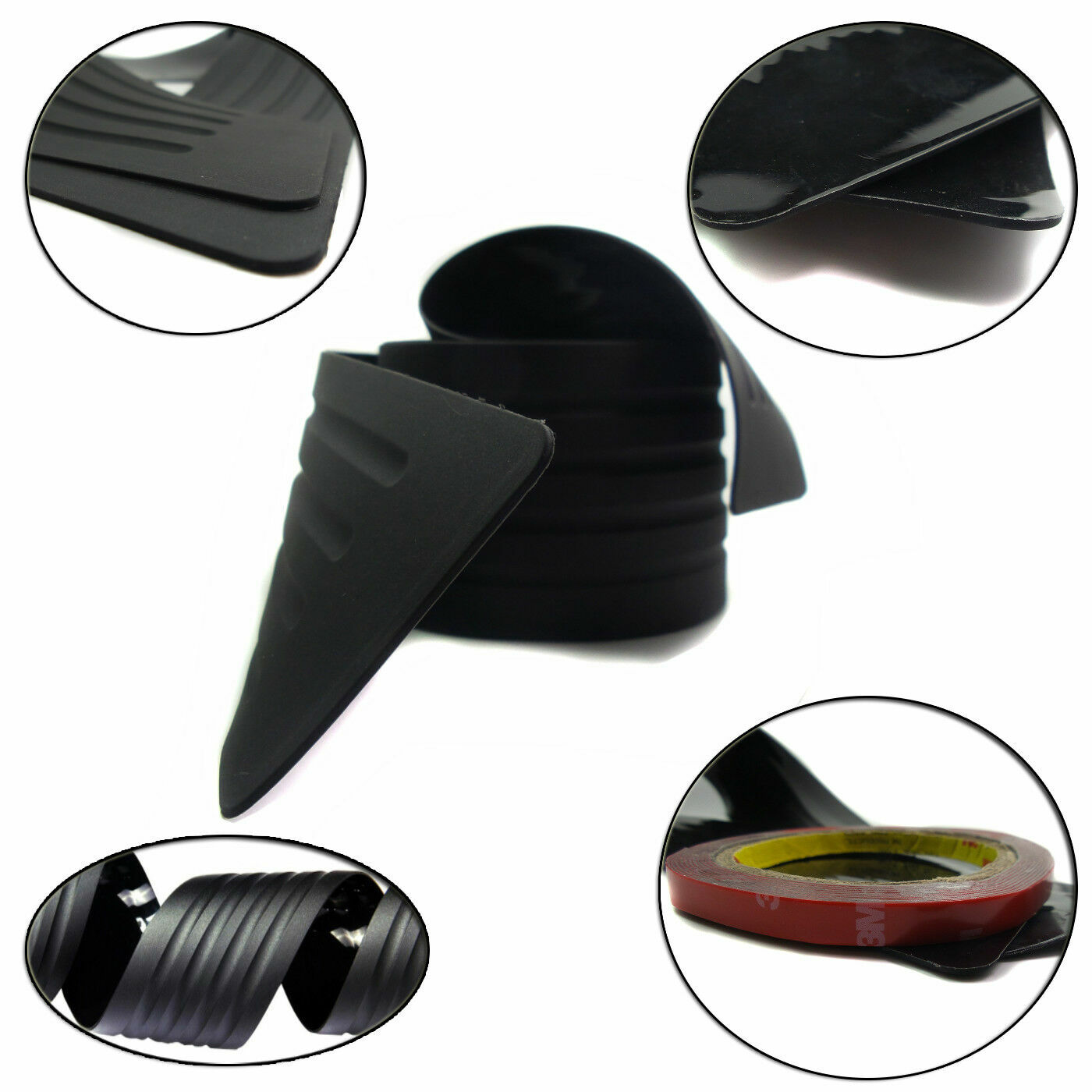Car Anti-Scratch Pickup Rear Guard Bumper Protector Trim Cover Pad For Nissan