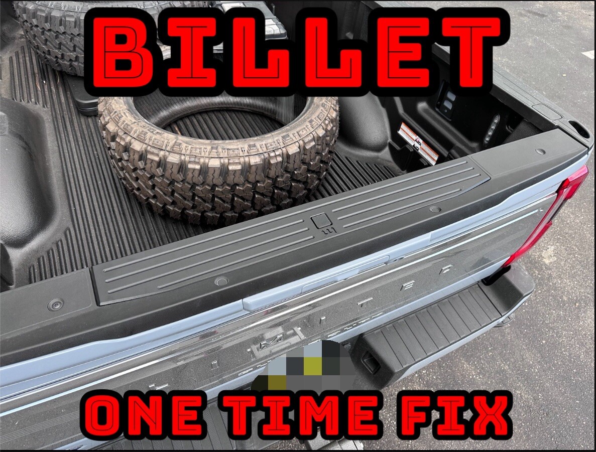 BILLET Tailgate Step Molding Cap For 2017-CURRENT Ford F250 F350 *ONE TIME FIX*