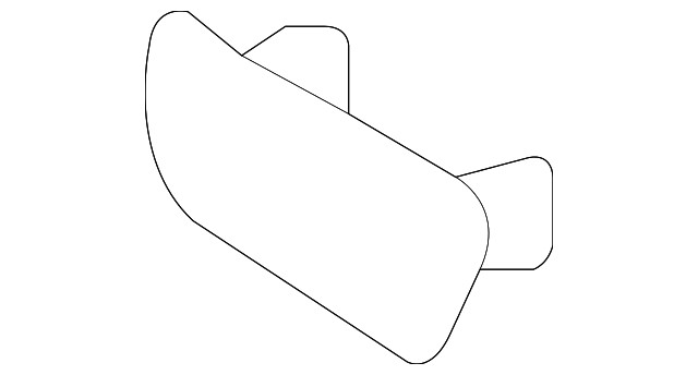Genuine BMW Windshield Pillar Trim Cover 51-43-2-993-027