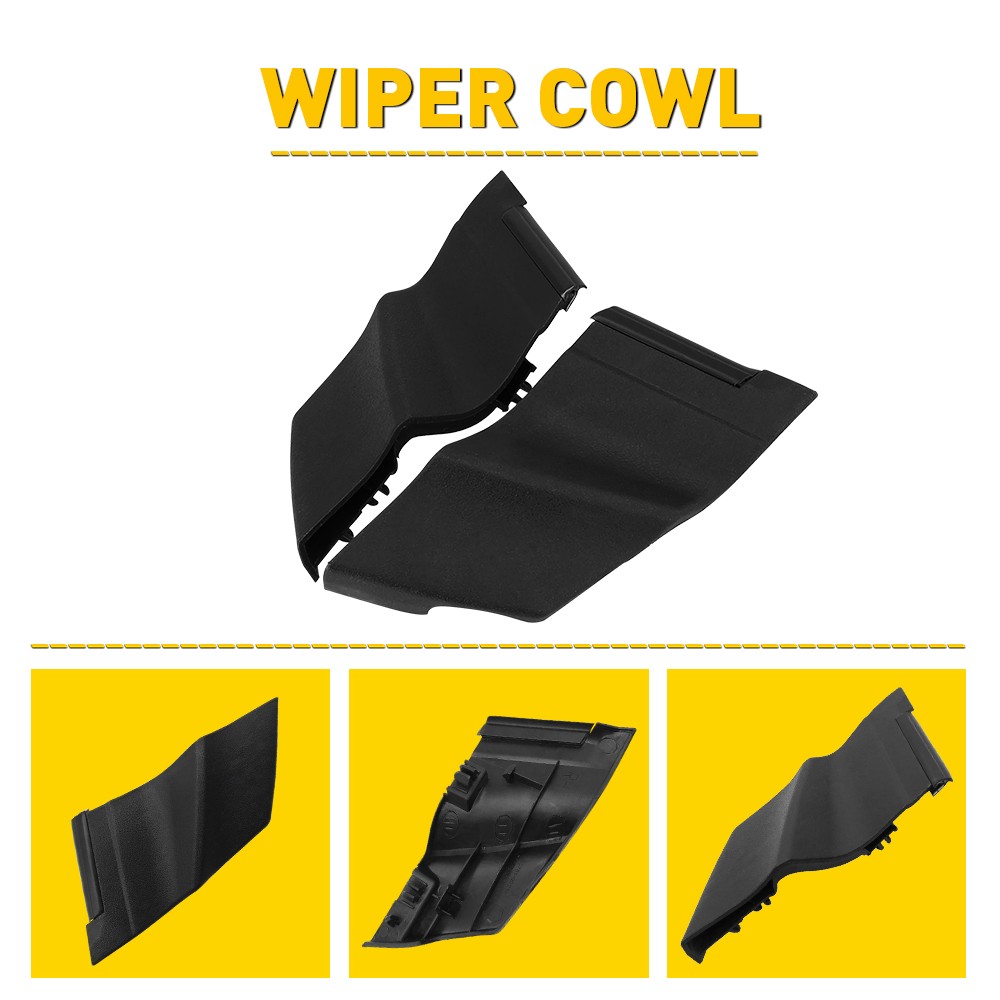 For 2006-2010 Toyota Yaris Pair Front Left & Right Windshield Wiper Cowl Cover