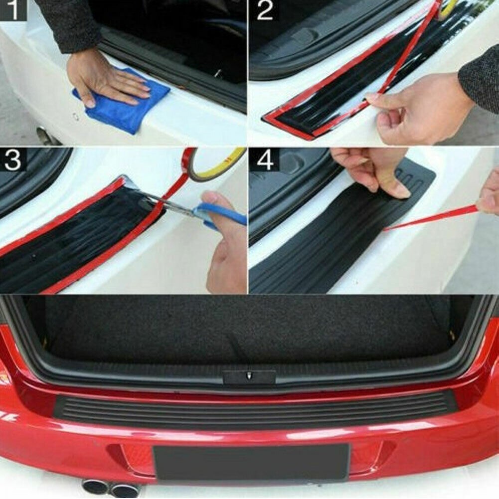 NEW Rubber Rear Bumper Protector Guard Sticker For 2014 – 2018 Toyota Highlander