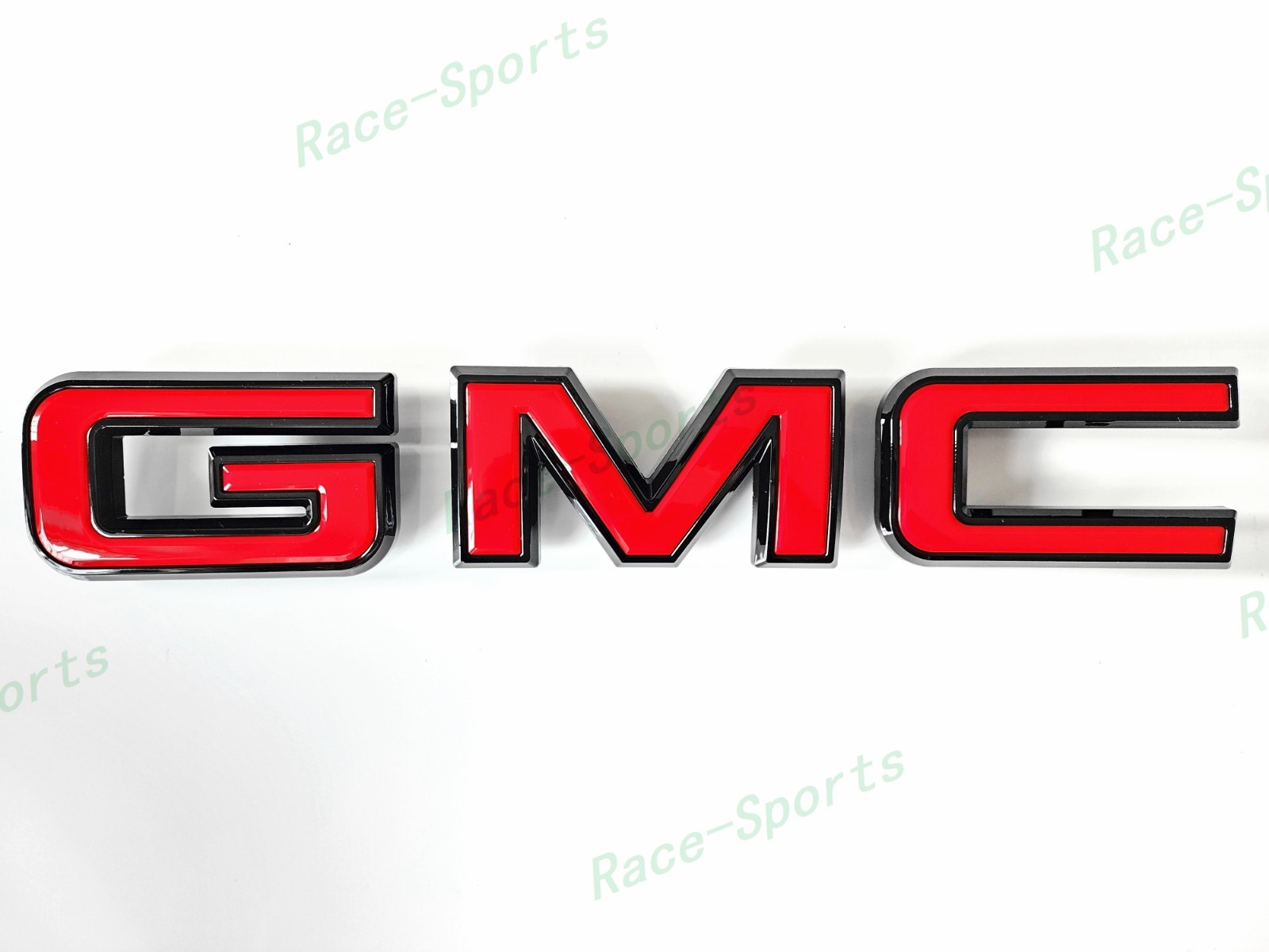 Replacement Front Grille Rear Tailgate Black Red GMC Emblem Badge 2024+ Acadia