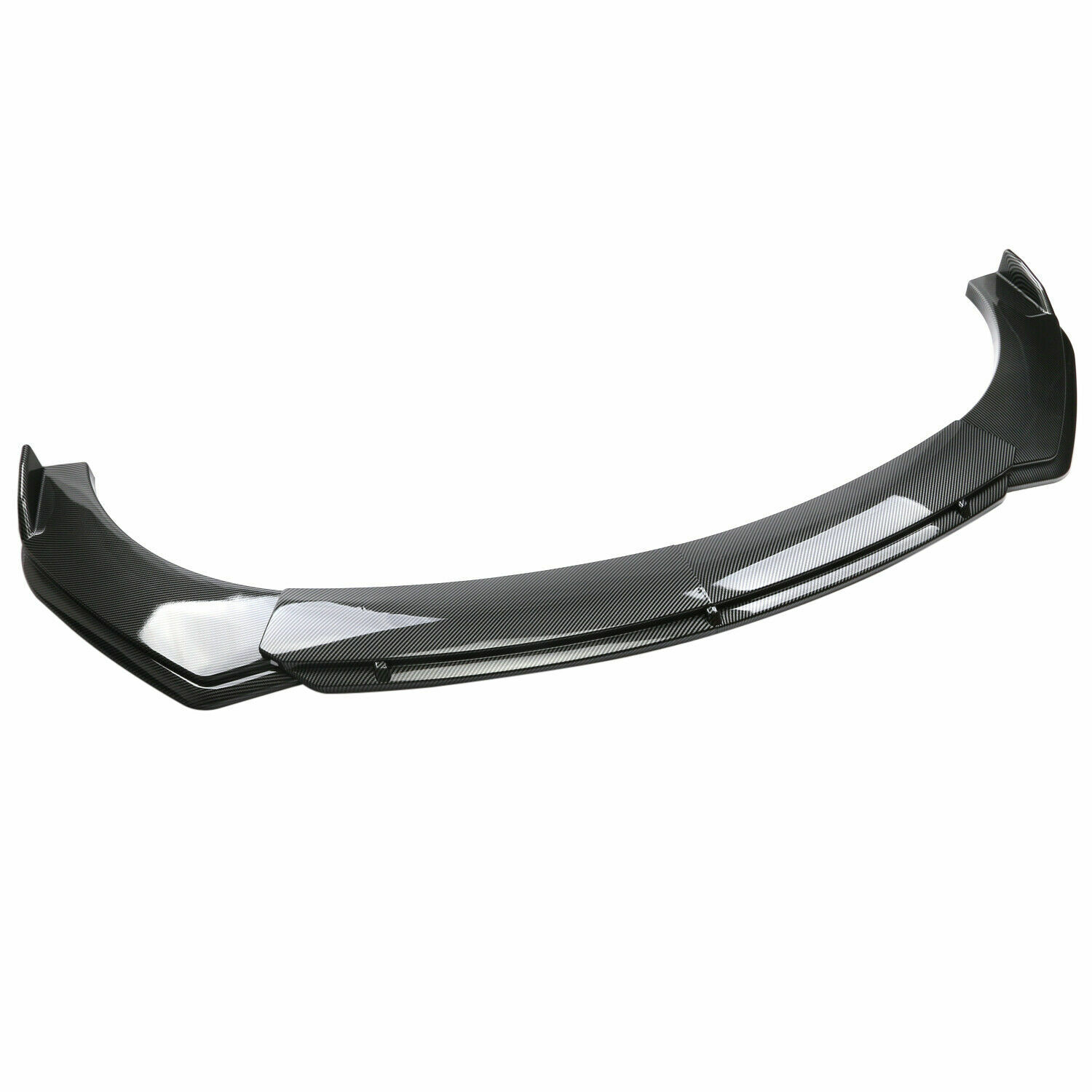 Front Bumper Lip Splitter Spoiler w/ Strut Rods For Ford Mustang GT Shelby GT500