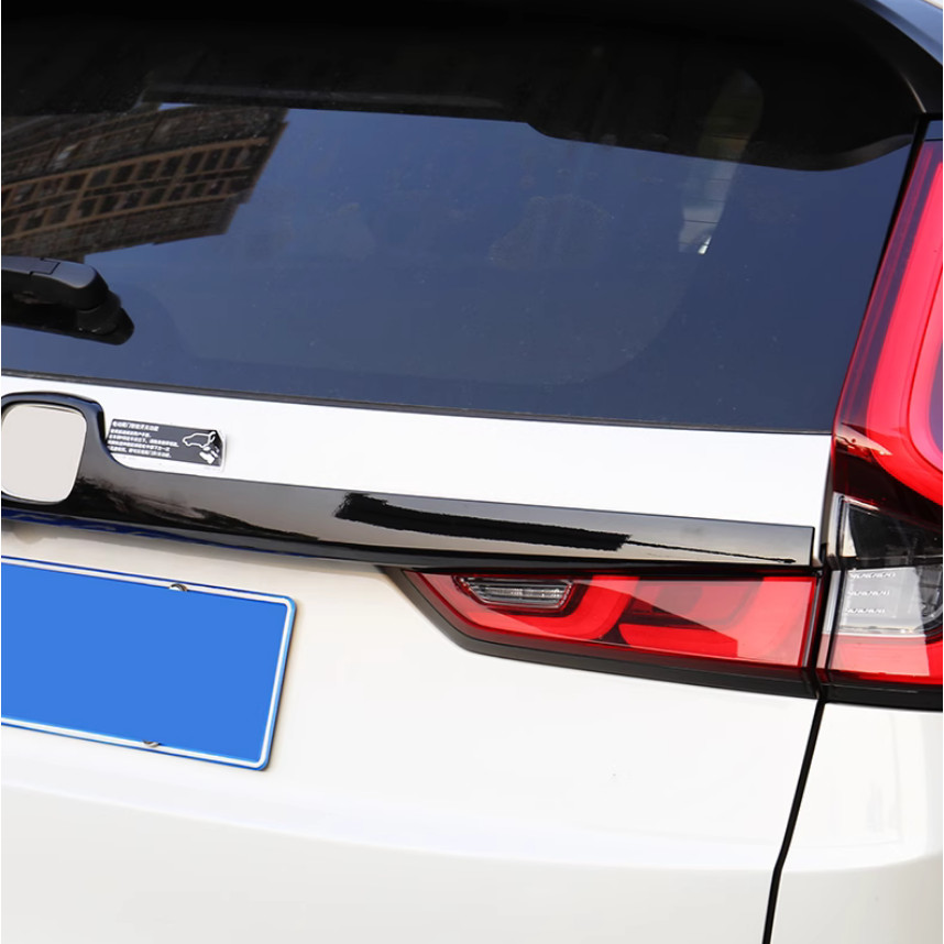 Black Rear Door Trunk Lid Cover Trim 1pcs For Honda CR-V CRV 2023 2024 2025