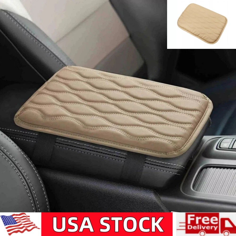 Car Center Console Cushion Pad Auto Armrest Seat Box Cover Arm Rest Protector