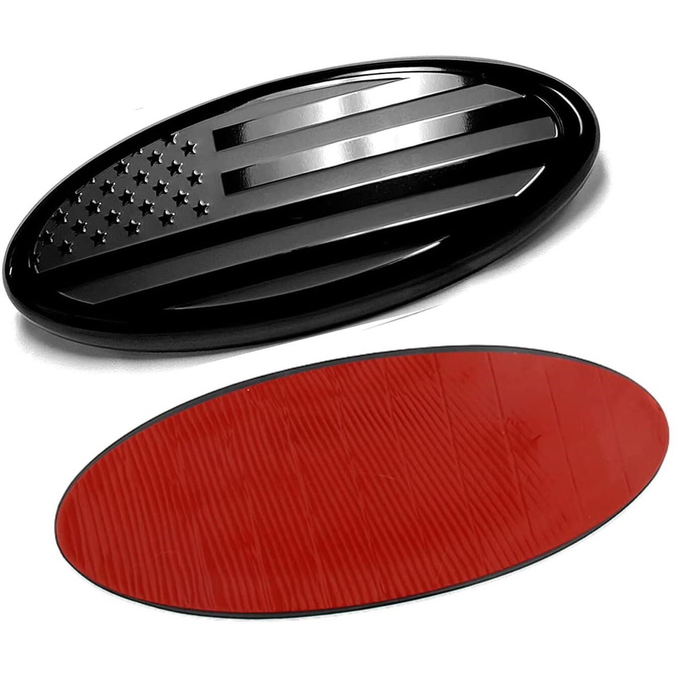 7inch Black Front Rear Grille US Flag Emblem Nameplate For Ford Explorer Ranger
