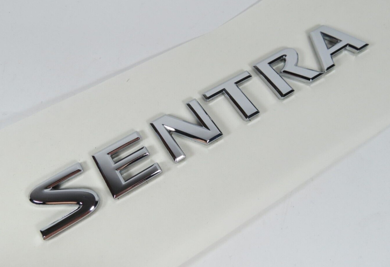 Nissan Sentra Emblem 2004-2012 Rear Trunk Chrome Badge Nameplate Letters Logo