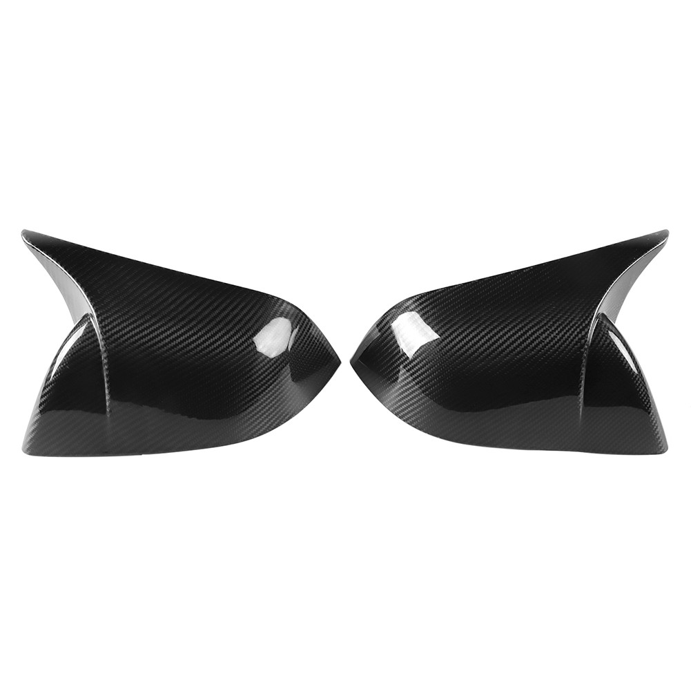 Carbon Fiber Side Door Rearview Mirror Cover Cap For Tesla Model 3 2017-2023