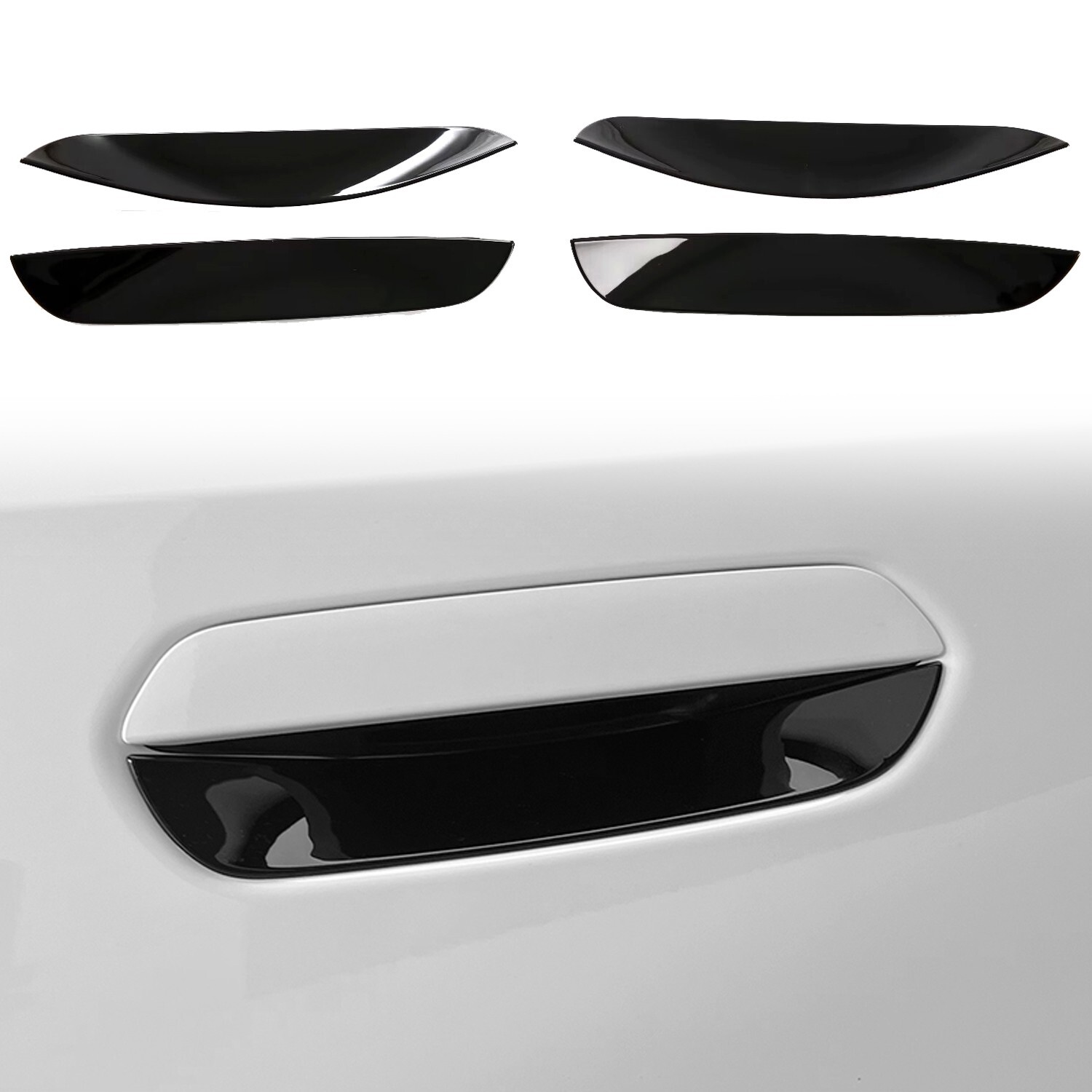 for BMW X1 / iX1 2023 2024 2025 Exterior Side Door Handle Bowl Decor Cover 4pcs