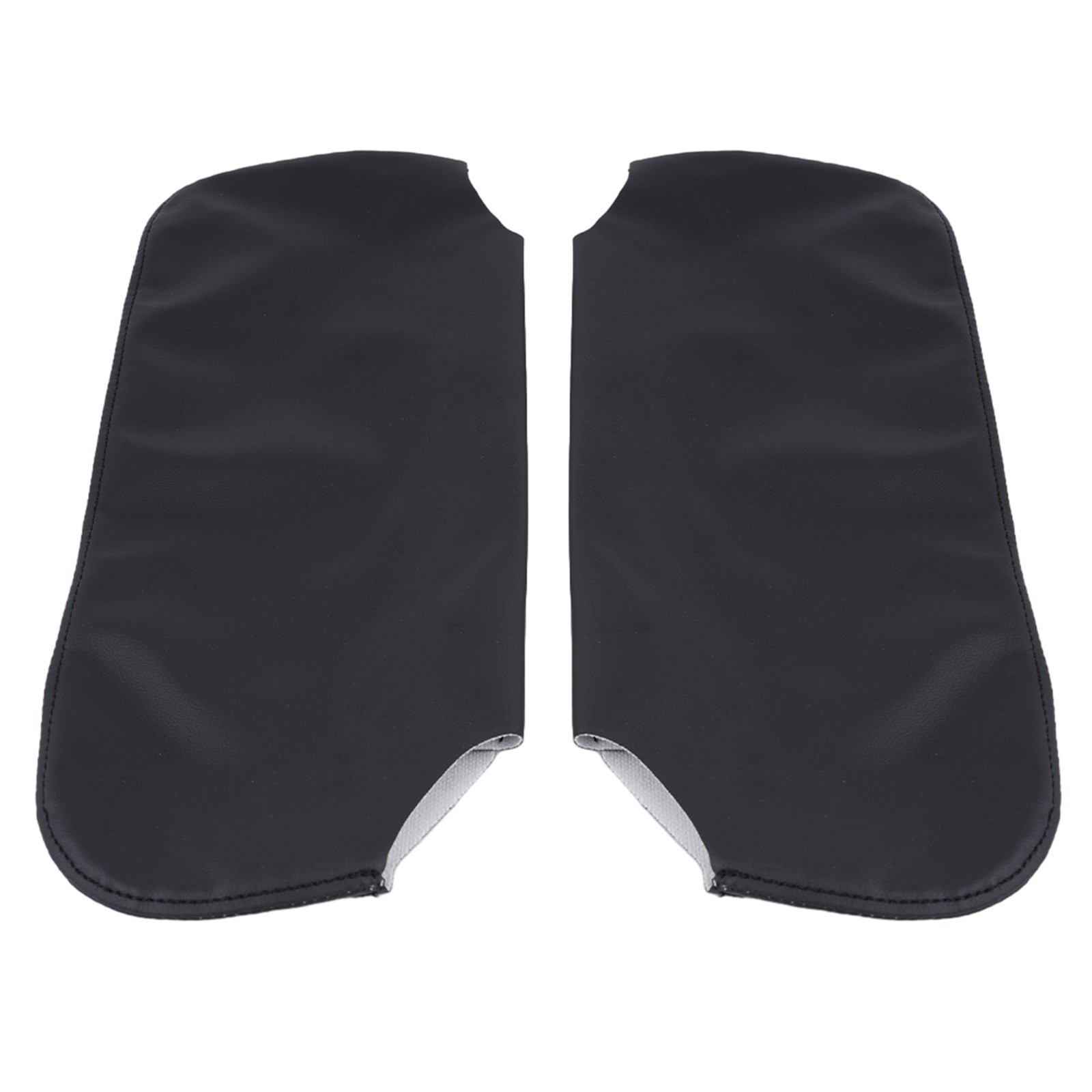 Brand New Sun Visor Cover Leather Cover Black Front Microfiber Leather