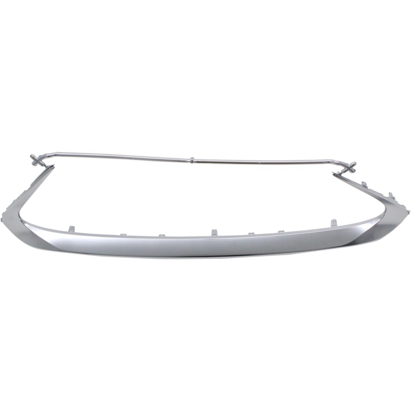 Set of 2 Grille Trims Grill Upper Chrome for Lexus ES350 ES300h 2016-2018 Pair