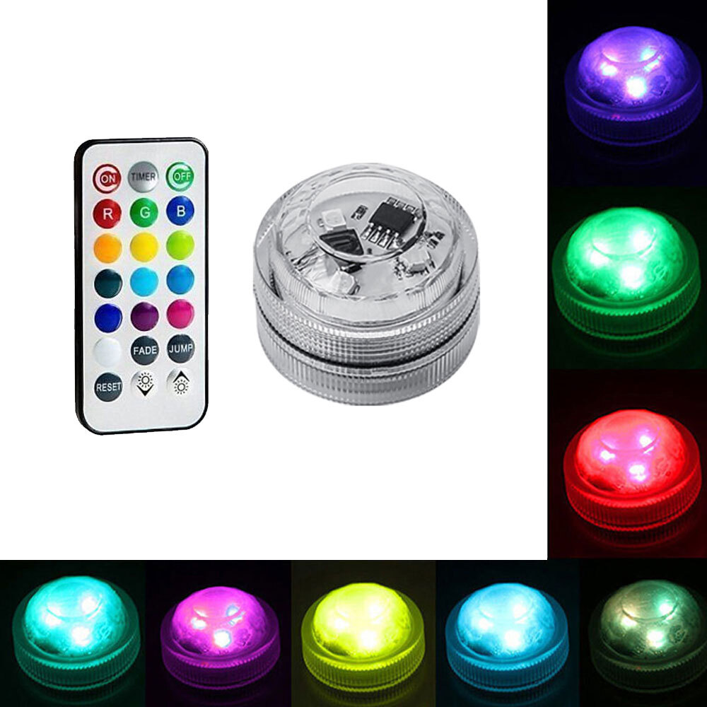 Colorful LED Car Interior Atmosphere Light Lamp W/ Remote Control Accessories